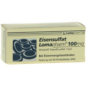 Eisensulfat Lomapharm 100 mg Filmtabletten