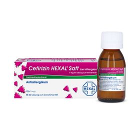 Cetirizin HEXAL® Saft bei Allergien 1 mg/ml