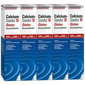 Calcium-Sandoz® D Osteo 600 mg/400 mg I.E.