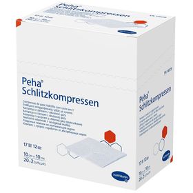 Peha® Schlitzkompressen 10 x 10cm steril
