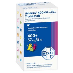 Amoclav® 400 mg + 57 mg/5 ml Trockensaft