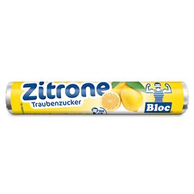 Bloc® Traubenzucker Rolle Zitrone