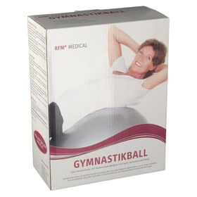GYMNASTIKBALL Rehaforum 75 cm blau metallic