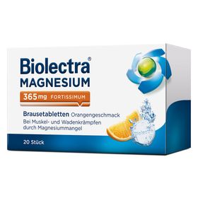 Biolectra® Magnesium 365 mg fortissimum Orange Brausetabletten