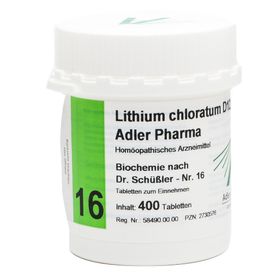 Adler Pharma Lithium chloratum D12 Biochemie nach Dr. Schüßler Nr. 16