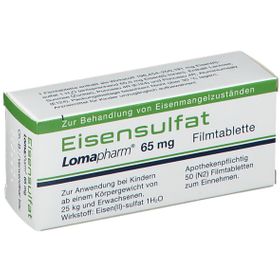 Eisensulfat Lomapharm® 65 mg Filmtablette