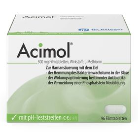 Acimol® 500 mg Filmtabletten mit 50 pH-Teststreifen