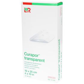 Curapor® transparent 10 cm x 25 cm steril