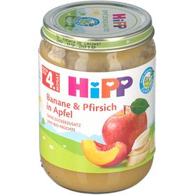 Hipp Banane & Pfirsich in Apfel ab dem 5. Monat