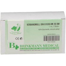 Verbandmull zickzack gelegt 10 cm x 1 m