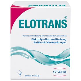 Elotrans® Elektrolyt- und Flüssigkeitszufuhr bei Durchfallbedingten Salz- und Wasserverlusten