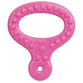 Baby-Frank® Beissring mit Griff rosa