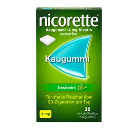 nicorette 4 mg Nikotinkaugummi freshmint zum Rauchen aufhören -  Jetzt 20% Rabatt sichern*