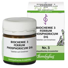 Bombastus Biochemie 3 Ferrum phosphoricum D 6 Tabletten