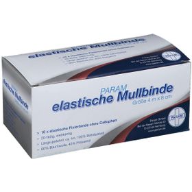 PARAM Mullbinden ohne Cellophan 4 m x 8 cm