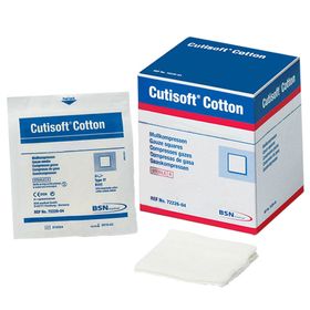 Cutisoft® Cotton steril 7,5 cm x 7,5 cm