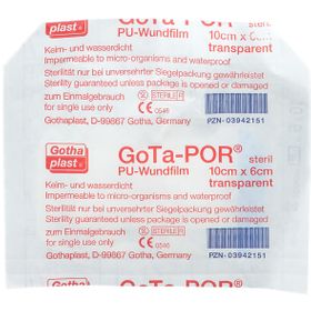 GoTa-POR® PU-Wundfilm steril 10 cm x 6 cm