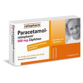 Paracetamol-ratiopharm® 500 mg Zäpfchen
