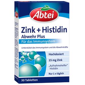 Abtei Zink + Histidin Abwehr Plus