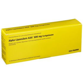 ALPHA LIPONSAEURE AAA 600 mg Injektionsflaschen