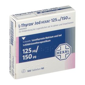 L-Thyrox® Jod HEXAL® 125 µg/150 µg