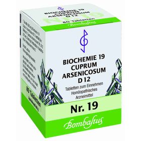 Bombastus Biochemie 19 Cuprum arsenicosum D 12 Tabletten