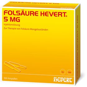 Folsäure Hevert 5 mg Ampullen