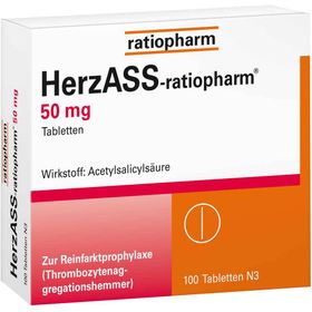 HerzASS-ratiopharm® 50 mg Tabletten