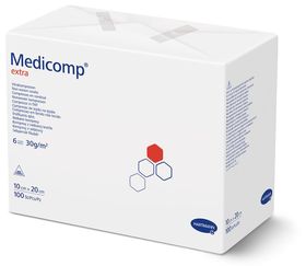 Medicomp® extra Kompressen unsteril 6-fach 10 x 20 cm