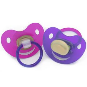 Baby-Frank® Beruhigungssauger in Kirschform Latex 6 - 18 Monate pink