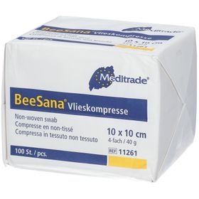 Vlieskompressen 4 fach 10 x 10 cm unsteril
