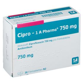 Cipro 1A Pharma® 750Mg