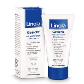 Linola Gesicht: Gesichtscreme für sehr trockene, juckende und gereizte Haut