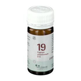 Schüßler-Salz Nr. 19 Cuprum arsenicosum D6