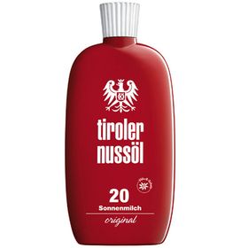Tiroler Nussöl original Sonnenmilch wasserfest LSF 20