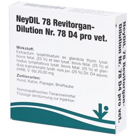 NeyDIL 78 Revitorgan-Dilution Nr. 78 D4 pro vet.