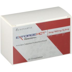 Exforge HCT 5 mg/160 mg/12,5 mg