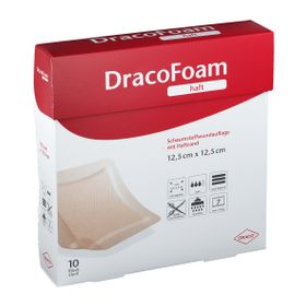 DracoFoam haft steril 12,5 cm x 12,5 cm