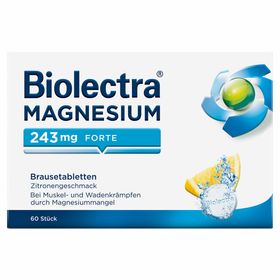 Biolectra® Magnesium 243 mg forte Brausetabletten Zitrone