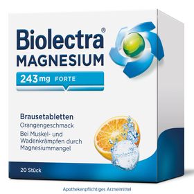 Biolectra® Magnesium 243 mg forte Brausetabletten Orange