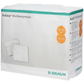 Askina® Mullkompressen 10 x 20 cm 12-fach unsteril