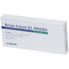 abnobaVISCUM® Betula Folium D 3 Abnoba Ampullen