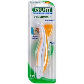GUM® Flosbrush Automatic Halter mit 30m Zahnseide