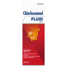 Chlorhexamed Fluid 0,1 %, mit Chlorhexidin - Jetzt 10% mit dem Code chlorhexamed10 sparen*