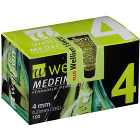 WELLION MEDFINE plus Pen-Nadeln 4 mm