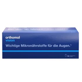 Orthomol Vision - wichtige Mikronährstoffe für die Augen - Nahrungsergänzung mit Lutein, Zeaxanthin, Omega-3-Fettsäure - Kapseln