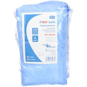 FIWAsorb Saugkompressen VLIES unsteril 10x20 cm