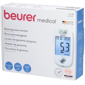BEURER GL40 Blutzuckermessgerät mmol/l codefree