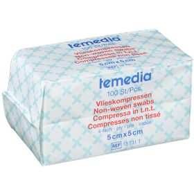 Temedia® Vliesstoffkompresse 5 x 5 cm