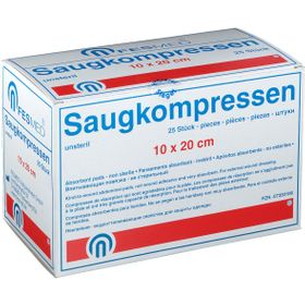 FESMED Saugkompresse 10 x 20 cm unsteril